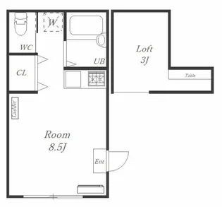 エヴァート保土ヶ谷【1階】の間取り