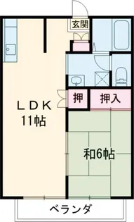 フォーレスト【1階】の間取り