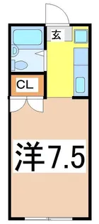 エステートピアメイA【2階】の間取り