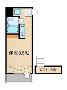 小竹町ドミトリー【1階】の間取り