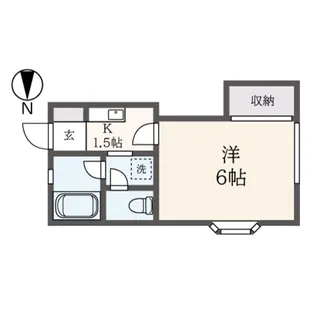東京都八王子市下柚木2【アパート】の間取り