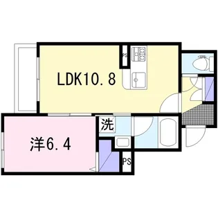 セイシェル【1階】の間取り