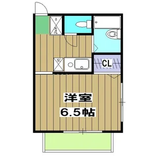 1Kの間取り画像