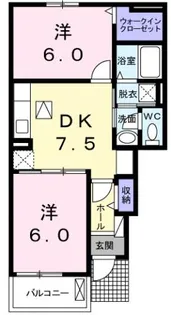 ルフィーネ【1階】の間取り
