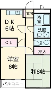 第5コンクラマンション【3階】の間取り