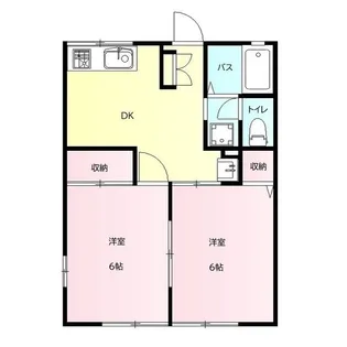 ミツモリハイツA【1階】の間取り