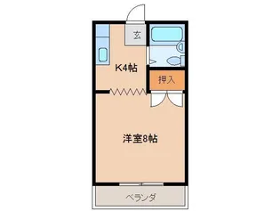 コーポ山王【2階】の間取り
