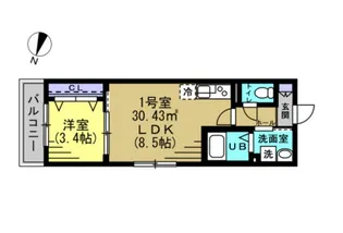 ロワール【3階】の間取り