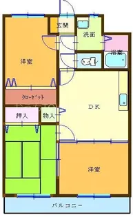 ユーミー笹野【2階】の間取り