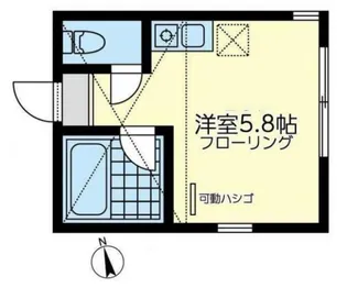 ユナイト鹿島田バートランド・ラッセル【2階】の間取り