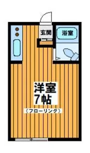 ハーレス高井戸【1階】の間取り