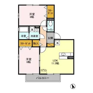 Freyja【2階】の間取り