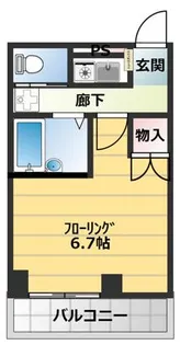 ハイツコモリヤ【3階】の間取り