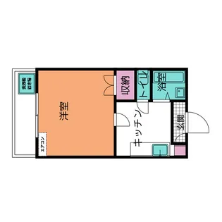 サンハイツいずみ【2階】の間取り