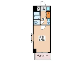 フォンテーヌ上汐【8階】の間取り