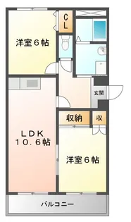 パレンティーア【2階】の間取り