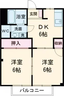 コーポラス見川 C棟【2階】の間取り