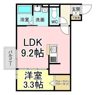 福岡県北九州市八幡西区大字本城【アパート】の間取り