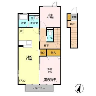 MTアーバンコート【2階】の間取り