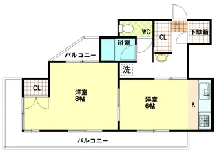 スコッチハウス【2階】の間取り