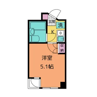 メゾンながとろ【4階】の間取り