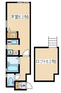 ルシオール幡ヶ谷【1階】の間取り
