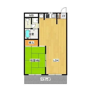 アーバンひかり【2階】の間取り