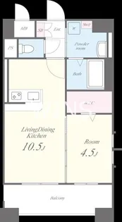 福岡県福岡市東区馬出5【マンション】の間取り