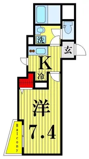 ラビット・イヤー・アイリス【2階】の間取り