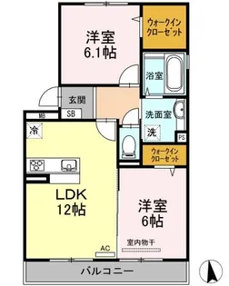 グランド ソレイユ C棟【3階】の間取り