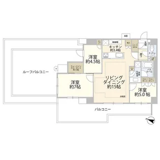 ウィルローズ稲毛(0005427)【5階】の間取り