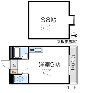 ベルメゾン亀戸【4階】の間取り