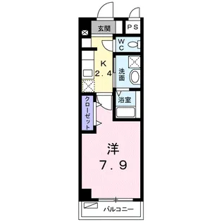 あうん荘【4階】の間取り