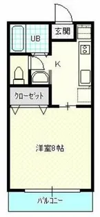 サンローゼ西寺【2階】の間取り