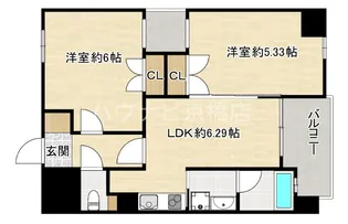 大阪府大阪市都島区片町1【マンション】の間取り