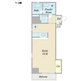 Celeste・S(住居)【8階】の間取り