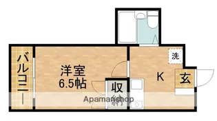 城北セブンティーン【1階】の間取り