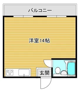 ウエラハウス【5階】の間取り
