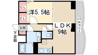 大阪府大阪市淀川区宮原1【マンション】の間取り