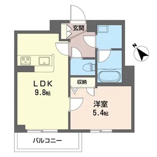 セレナヴィラ由比ガ浜【1階】の間取り