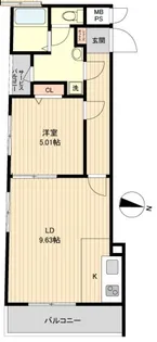 東京都足立区扇2【マンション】の間取り