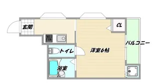 大阪府大阪市淀川区西三国3【マンション】の間取り
