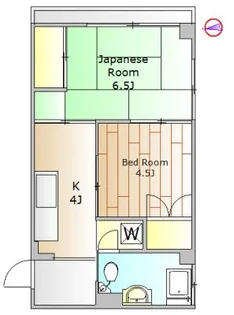 オオトリマンション【3階】の間取り