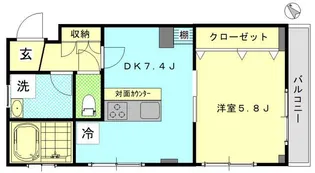 ノッティングヒル【2階】の間取り