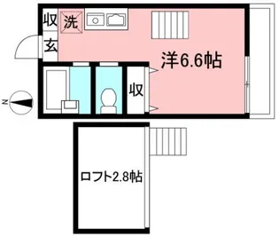 つつじヶ丘シェ・モワ【2階】の間取り