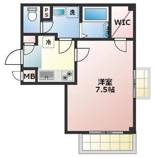 エスポワール馬橋【4階】の間取り
