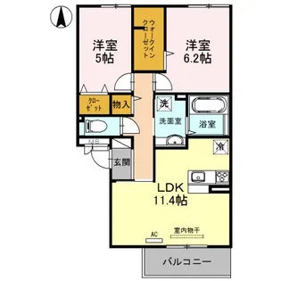 プロスペリテ【2階】の間取り