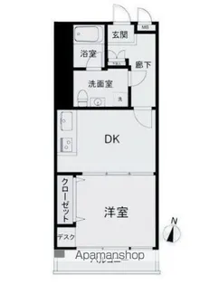 シャトレ明大前マンション【9階】の間取り