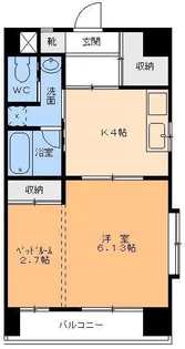 イーストクラウド【5階】の間取り