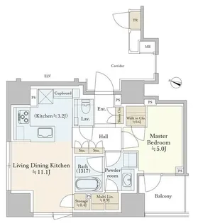 パークホームズ南池袋【3階】の間取り
